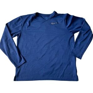 Nike Deep Blue Long Sleeve Top